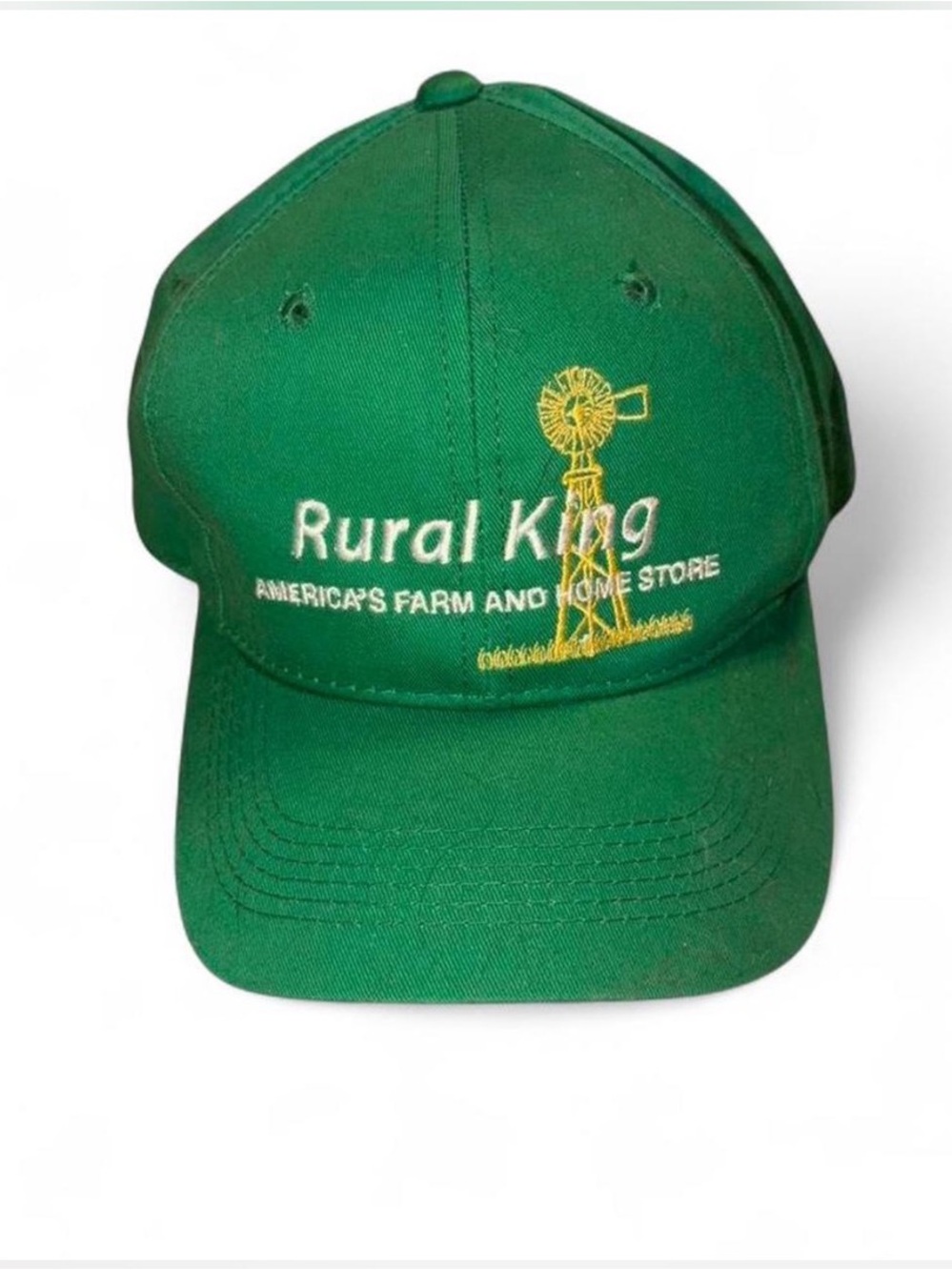 Rural King Green Embroidered Baseball Cap